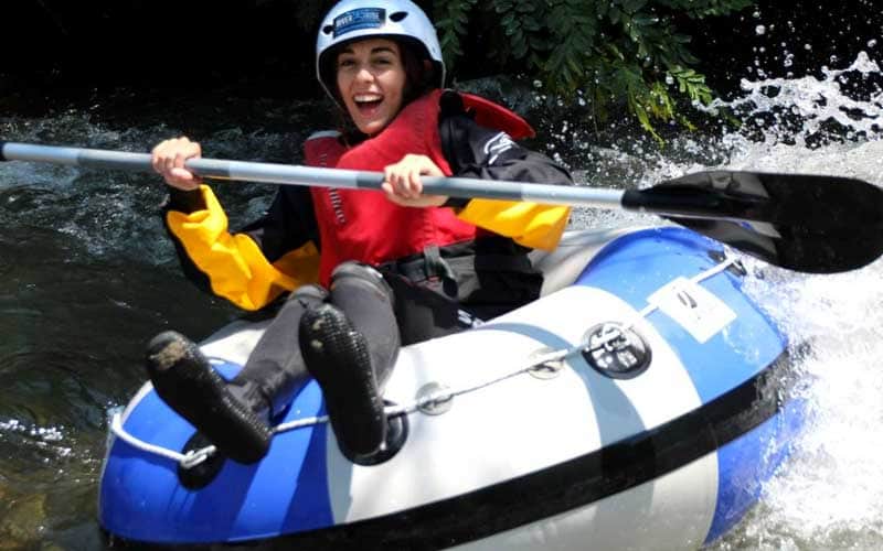 River tubing sul fiume Lao