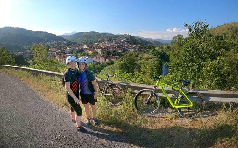 Mountain biker sui percorsi in quota del Parco del Pollino