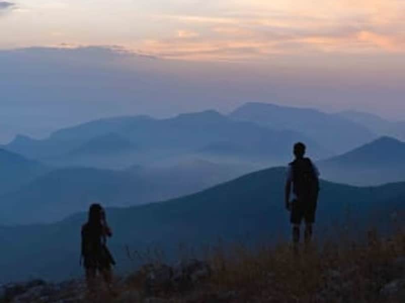 Trekking al tramonto sui crinali del Parco Nazionale del Pollino
