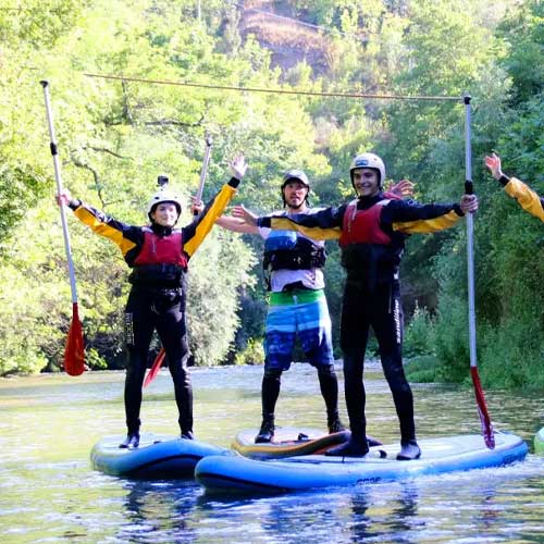 Stand Up Paddle sul fiume Lao