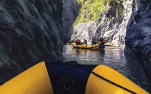 Rafting sul fiume Lao con Mefisto